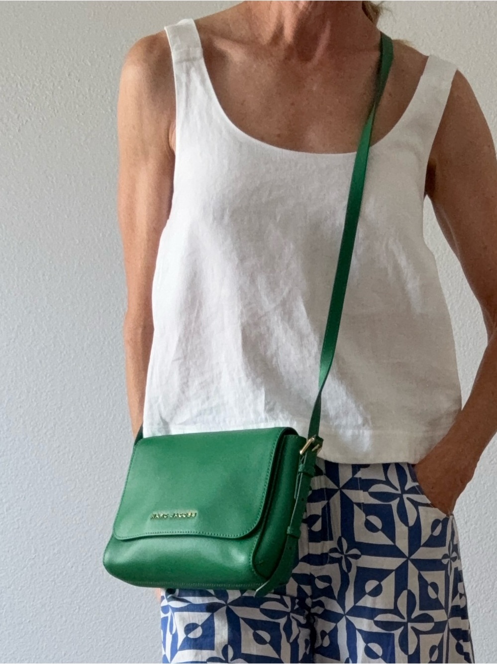 Marc Jacob’s Green Leather Crossbody Bag - Picture 2 of 11